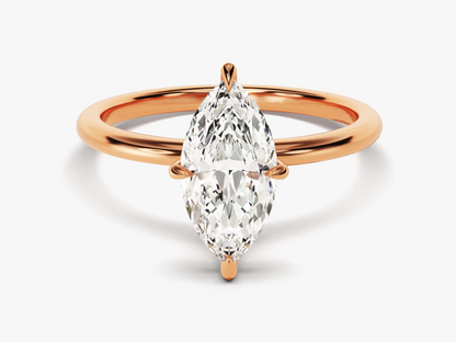 Verlobungsring mit Marquise Diamant