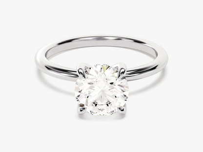 Verlobungsring mit rundem Diamant