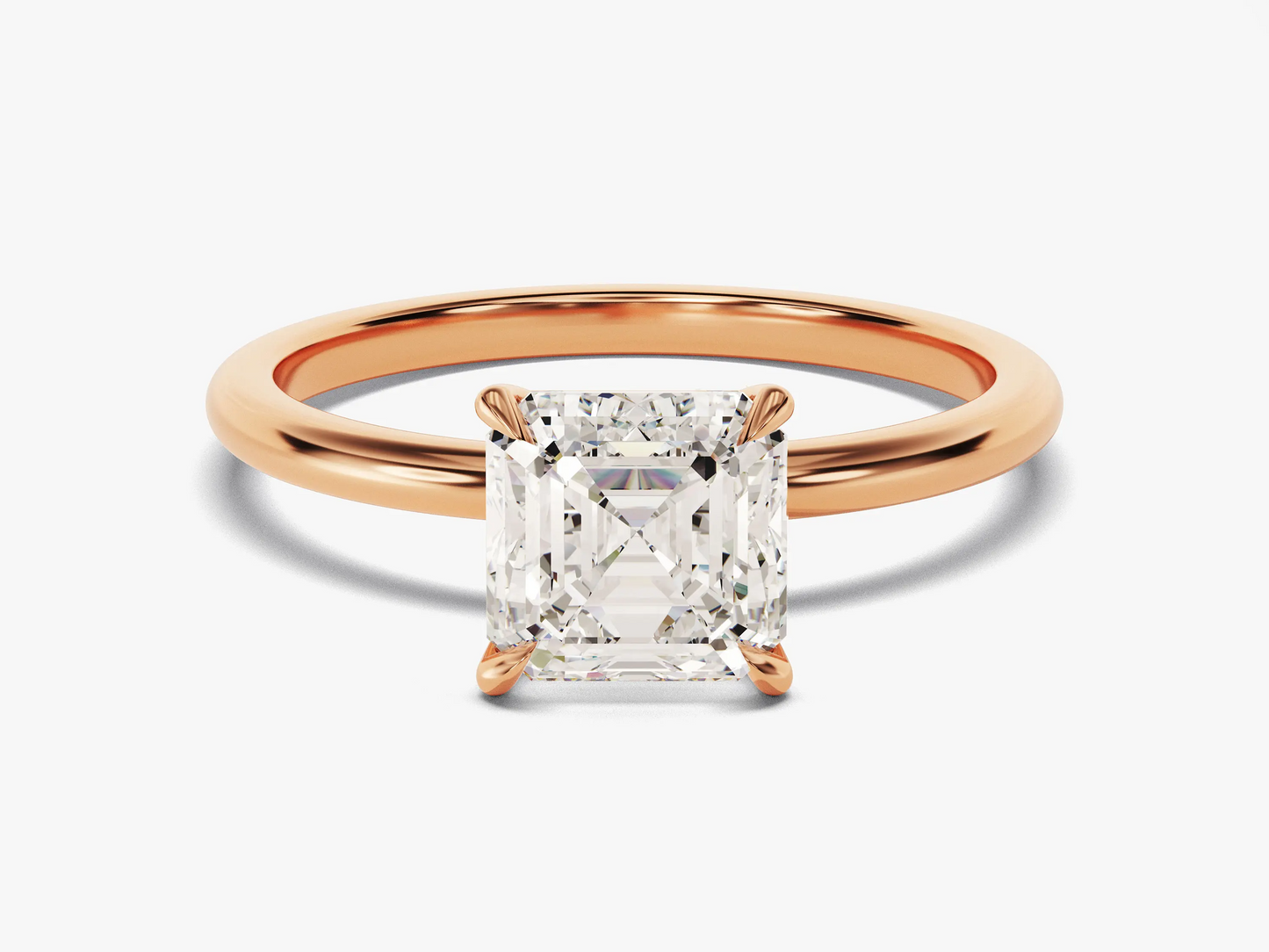 Verlobungsring mit Asscher Diamant